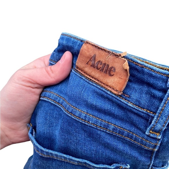 Acne Studios Needle Prospect Jeans Size 27 Blue - Picture 12 of 13